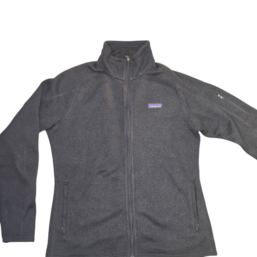 Patagonia Better Sweater Full Zip Jacket Womens Large Charcoal Grey Fleece 25538 - Picture 4 of 11